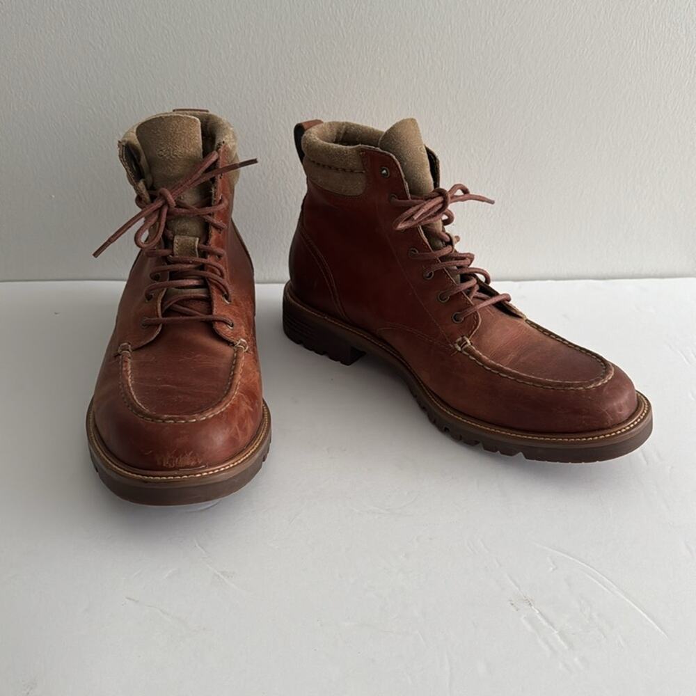 Cole Haan Grantland Lace Up Dress Waterproof Winter Boots Outdoor Ankle